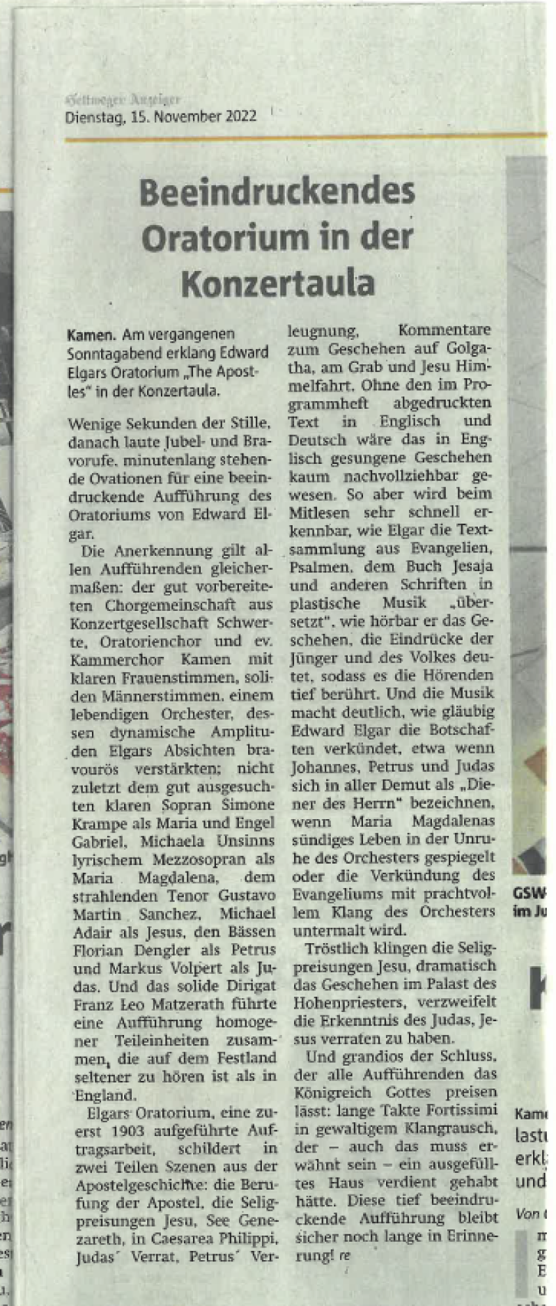 2022 Weihnachtsoratorium