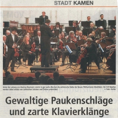 Auftakt der Sinfonischen Reihe 2014/15